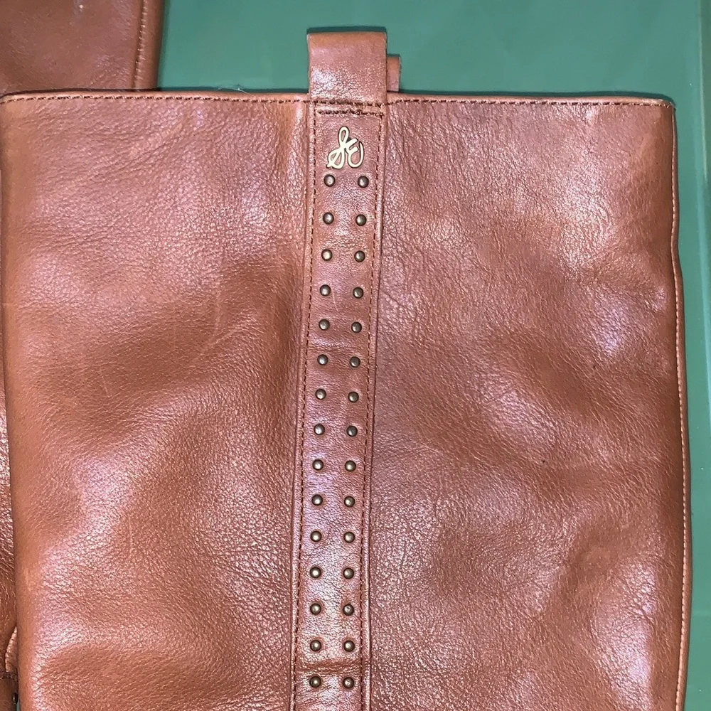 Sam Edelman Brown Heeled Knee High Boots 7.5 - Picture 8 of 12
